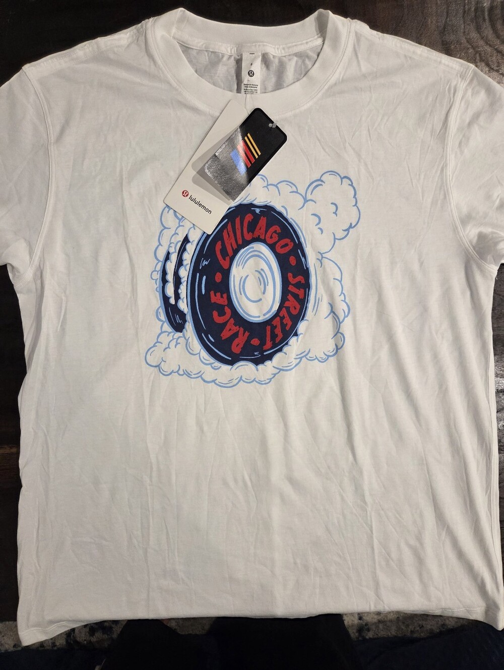 Lululemon Chicago Street Race All Yours Cotton T-Shirt Women's Size 8
